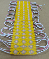Module LED haute luminosité 6011 12V 3 LED SMD 2835 pour enseignes publicitaires extérieures 1,5W, module LED à injection