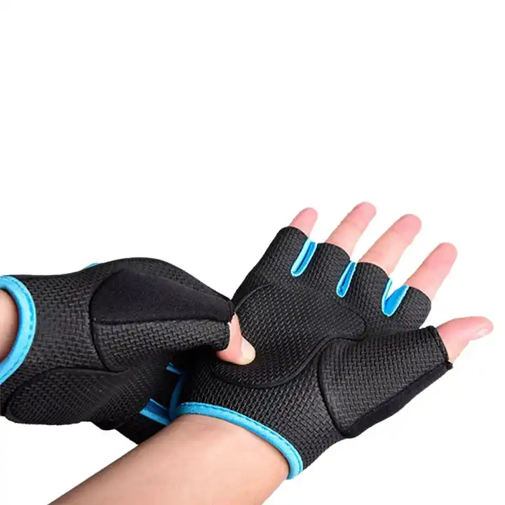 outdoor cycling fingerless glaves guanti palestra