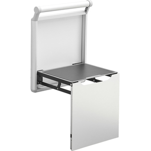 Chaise pliante invisible à monter au mur avec poignée, <span class=keywords><strong>banc</strong></span> de siège en métal robuste, gain de place - Product Image 4