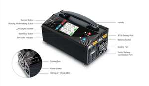 उव ड्रोन के लिए अप600 + डुअल चैनल लिपो लाइव चार्जर 600 बड़ी क्षमता वाली बैटरी के लिए 6s 16000mah 22000 लीव बैटरी - Product Image 5