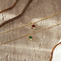 Colliers tendance en cuivre plaqué or véritable 18 carats avec pendentif nœud cœur en bambou et zircone cubique, bijoux pour femmes sportives, Saint-Valentin