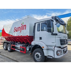 Camión de Transporte de Alimento para Pollos Shacman 6x4 de 20 Toneladas, Nuevo, con Jaula Hidráulica, Combustible Diésel, Transportador de Alimento a Granel - Product Image 2