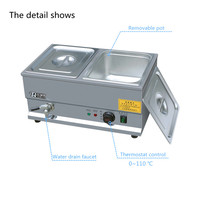 Chauffe-plats pour appareils de cuisine chauffe-plats buffet en acier inoxydable chauffe-plats avec marmite