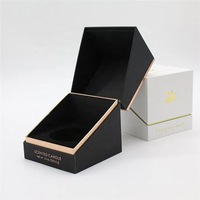 Boîtes en carton pour bougies, design personnalisé haut de gamme, faible MOQ, boîte à rabat, emballage de luxe pour bougies