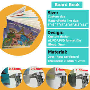 Libro de mesa educativo de historia corta para niños, impresión barata, esquina redonda personalizada, <span class=keywords><strong>libros</strong></span> de Aprendizaje Temprano - Product Image 6