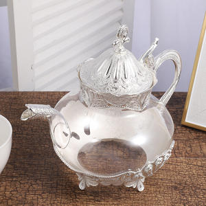 Vente en gros de porte-gobelets en verre doré de style turc européen, vintage, portable, pour la décoration de la maison et du salon, pour le café - Product Image 6