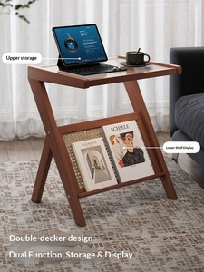 Modern Minimalist and Eco-friendly <strong>Bamboo</strong> Tea Side <strong>Tables</strong> and <strong>Bedside</strong> <strong>Tables</strong>, Suitable for Living Rooms and Bedrooms - Product Image 3