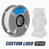 Filamen Printer 3D PETG Putih Kustom 1.75mm 1KG Grosir Pabrik OEM Cina Tersedia Warna Kustom Apa Saja Tahan Benturan