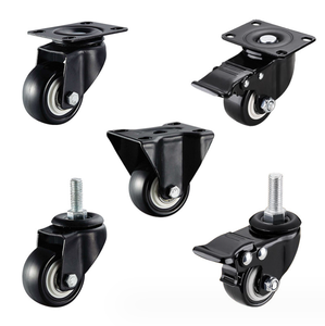 Mittelschwere 125mm <span class=keywords><strong>5</strong></span> Zoll Omni Swivel Caster Wheel mit Bremse PU & Eisen Material Möbel Caster Hersteller in China - Product Image 2