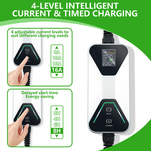 Nuevo Cargador de CA para Vehículos Eléctricos de <span class=keywords><strong>3</strong></span>.5kW NEMA 6-20 para Hogar, Tipo 1 (SAE J1772) para EE. UU., Canadá y Japón, Cargador Portátil para Vehículos Eléctricos - Product Image 2