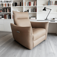 Sillón Reclinable Eléctrico Moderno de Lujo para Sala de Estar, Sofá Individual para Espacios Pequeños, Sillón Reclinable para Dormir y Relajarse