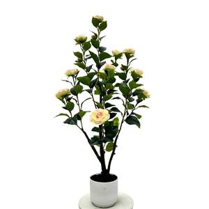 กระถางเทียมสำหรับปลูกชารูปต้นคาเมลเลียของตกแต่งด้วยไบโอนิคแบบตั้งพื้นสำหรับห้องนั่งเล่น - Product Image 2