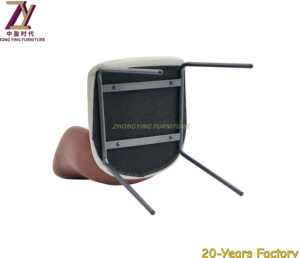 Silla ligera de cuero de lujo para banquetes para hoteles y restaurantes, bolsa suave, silla de comedor para salón de bodas VIP, fábrica al por mayor - Product Image 6