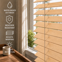 Lames de store vénitien en bois de 50 mm – Remplacement pour stores – Fabricant et fournisseur en gros sur mesure pour revendeurs et projets de fenêtres