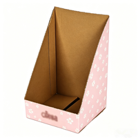 Maßgefertigte Umweltfreundliche Offset-Druck Abreißbare Wellpappe-Snack-Trays Karton-Standdisplays mit Logo-Design