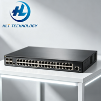 Switch PoE+ Gigabit Administrado JL725A de 24 Puertos con 4 Uplinks SFP+ de 1/10G, Presupuesto de 370W, Red Empresarial de Capa 3