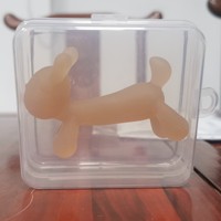 Jouet de dentition pour bébé en forme d'animal, en silicone de qualité alimentaire avec nano-argent, pour soulager les gencives des nourrissons