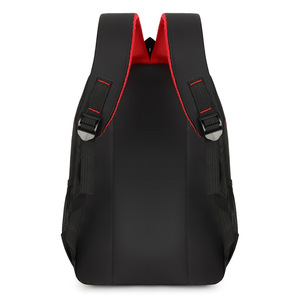 Laptop <b>Backpack</b> Large Capacity Multiple <b>Compartments</b> For Travel Commuter Unisex Black Red Blue Green Solid Color - Product Image 3