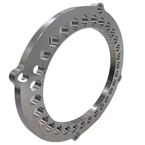 מפעל מותאם אישית נירוסטה flange דיוק cnc כרסום עיבוד שבבי הטבעת פיר הטבעת מכני שירותי עיבוד