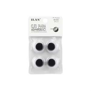 Adesivi per occhi Ilan da 35 mm per progetti artigianali e fai da te, 4 pezzi - Product Image 2