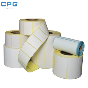 Étiquette thermique directe autocollante pour rayonnages de magasin, étiquette de présentation pour supermarché, rouleau d'étiquettes code-barres pour emballage alimentaire, distribution, usine OEM - Product Image 1