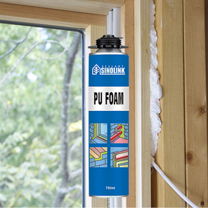 Sinolinking Super Strong Polyurethane Foam <b>Spray</b> Adhesive for Construction Packing Woodworking-Doors and Windows <b>Mounting</b> - Product Image 3