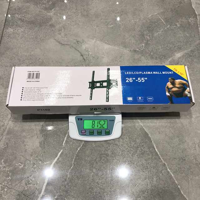 OEM P1102 Model LED LCD TV Bracket Wall Mount Tilt Flat TV Bracket Weight Capacity 50kg