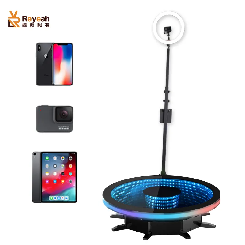 Drop Shipping Portable Magic Mirror 360 Video Photo Booth Machine For Sale