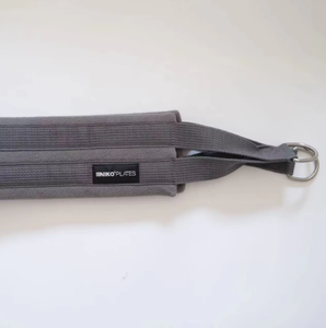 สายรัดพิลาทิสแบบกว้าง INIKO คุณภาพสูง สีเทา ผลิตจากโพลีเอสเตอร์/คอตตอน ขนาด 1200x120 มม. น้ำหนัก 335 กรัม ผลิตในจีน สำหรับเครื่อง Cadillac - Product Image 1