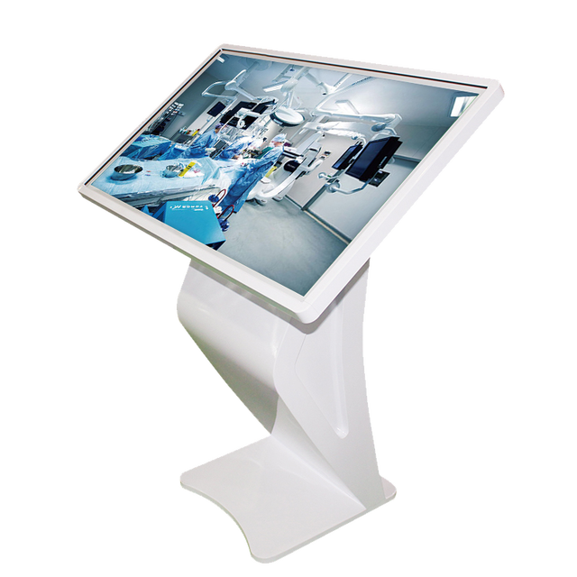 VETO LCD 32-65 Inches Self Service Floor Standing Digital Advertising Display Interactive Touch Screen Kiosk for Bank Hotel Mall