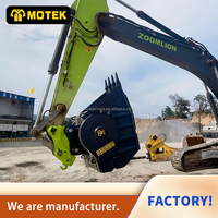 Concasseur de roche mobile hydraulique MOTEK NM400/NM500 pour tracteur et pelle mécanique de 6 à 50 tonnes