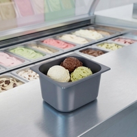 Boîte à crème glacée en PP de qualité alimentaire, écologique et recyclable, pour les marques de gelato bio et les solutions d'emballage durables