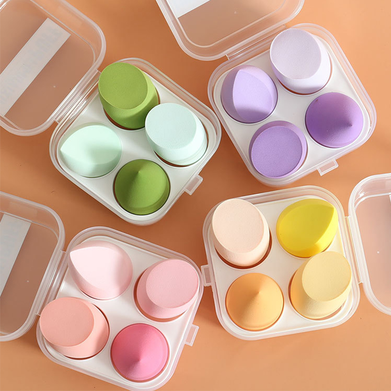 Без латекса, оптовая продажа, косметическая губка для макияжа в форме капли, блендер для макияжа