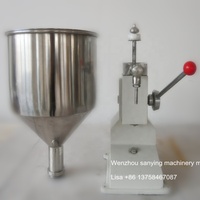 Usine A03 Manuel pâte liquide machine de remplissage de crème