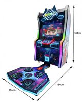 Machine d'arcade de jeu de danse à monnayeur avec tickets de rédemption, modèle Revolution, garantie 1 an, en métal, pour usage intérieur