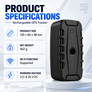 HB-209C 20000mAh 4G GPS Tracker מגנטי חזק למעקב אחר רכבים בזמן אמת, אזעקת הסרה, מעקב גלובלי, סוללה חזקה לאורך זמן - Product Image 6