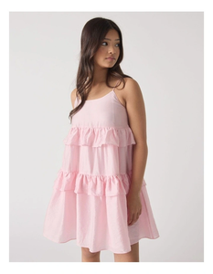 Belle robe d'été en coton pour filles, avec un look tendance et mignon, tissu doux et agréable pour la peau, idéale pour les sorties décontractées, les anniversaires et les événements - Product Image 3