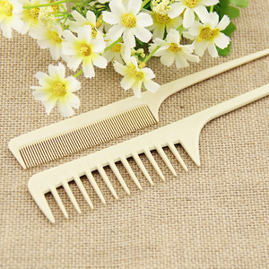 <strong>Customizable</strong> Logo Yellow Bone Tail <strong>Comb</strong> Plastic Rat Tail <strong>Comb</strong> Bulk Hair Styling <strong>Comb</strong> - Product Image 4