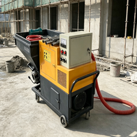 Machine de pulvérisation de mortier de ciment à haute efficacité, automatique, pour le travail de plâtrage des murs