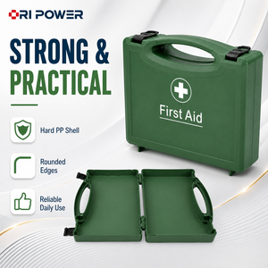 ORIPOWER Trousse de premiers <span class=keywords><strong>secours</strong></span> portable en plastique rigide <span class=keywords><strong>vide</strong></span>, boîte de rangement médical pour le bureau, l'atelier, les situations d'urgence - Product Image 4
