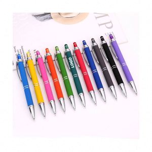 Custom Aluminum Click <b>Pen</b> <b>with</b> <b>Stylus</b> - Branded <b>Pens</b> for Promotional Giveaways - Product Image 1