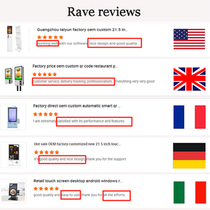 32 Inch Lcd Màn Hình Cảm Ứng Tự Dịch Vụ Thiết Bị Đầu Cuối Nhà Hàng Đặt Hàng Nhận Dạng Khuôn Mặt <span class=keywords><strong>Kiosk</strong></span> Thanh Toán - Product Image 2