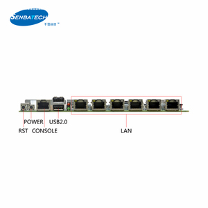 Carte mère Firewall Multi Lan avec 6Lan <span class=keywords><strong>J4125</strong></span> Bypass en option Mini-pcie 2*RS232 6*USB Ordinateur monocarte - Product Image 5