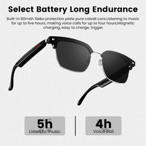 Smart Bluetooth Reading <b>Glasses</b> Bifocal Progressive Anti Blue Light Photochromic for Office Vision Care - Product Image 4