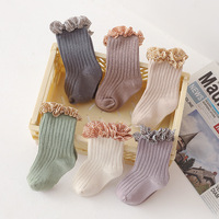 Personnalisé Coton Femelle Haut Tube Slouch Chaussettes Femmes Chaussettes Corps Bas Fantaisie Chaussettes