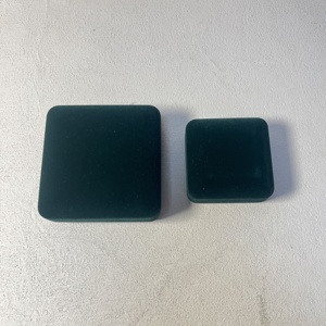 Factory Wholesale Custom Luxurious Green Velvet Jewelry Gift <b>Box</b> With Logo For <b>Ring</b> Earring Pendant Bracelet Bangle Necklace - Product Image 2