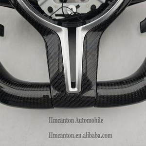 พวงมาลัยหนังคาร์บอนไฟเบอร์แบบเจาะรู รุ่นยอดนิยม สำหรับรถยนต์ BMW ซีรีส์ 3 ซีรีส์ 5 รุ่น F10 F20 F30 F90 F01 F02 - Product Image 4