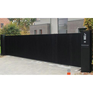 <span class=keywords><strong>Porte</strong></span> battante automatique en aluminium <span class=keywords><strong>de</strong></span> style européen moderne en fer forgé, portail motorisé rapide pour entrée <span class=keywords><strong>de</strong></span> villa extérieure, hôtel - Product Image 2