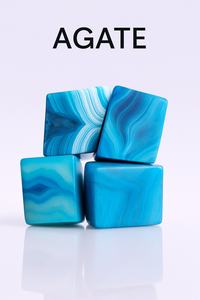 Cristaux d'agate rose et bleue en vrac CrystalHola, forme libre, finition lisse et brillante, 20-100g, haute qualité, décoration intérieure, fabrication de bijoux - Product Image 4