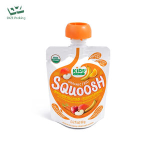 Bolsa de Plástico Degradable con Boquilla de Succión para Niños, con Diseño de Frutas y Vitaminas, en Varios Tamaños, para Líquidos - Product Image 2